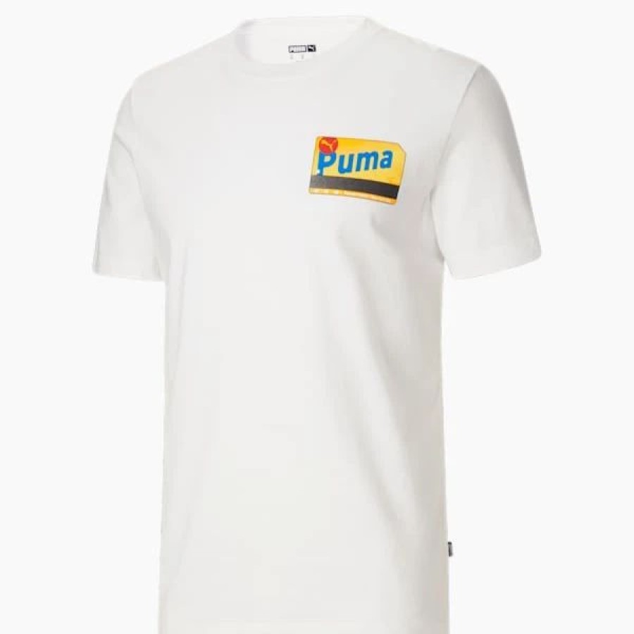 Clothing * | Puma Nyc Metro Card Men'S Tee Puma White