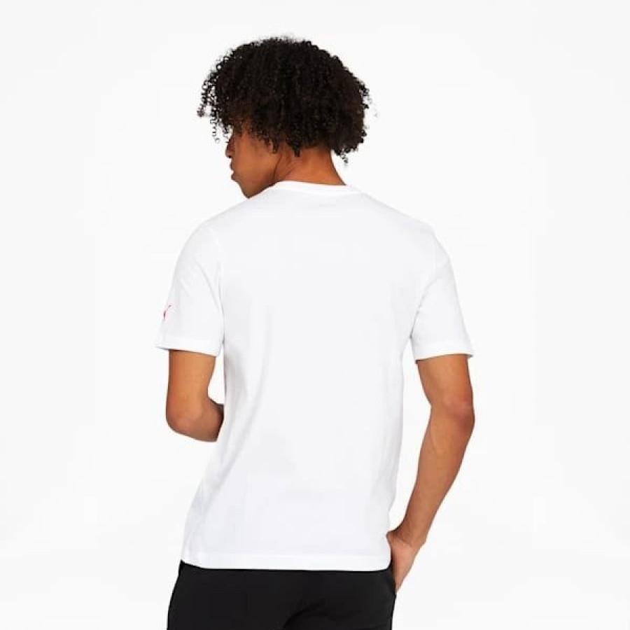 Clothing * | Puma Sprinkle Tee Puma White : Sold Out