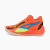 Shoes * | Puma Rise Nitro Men'S Basketball Shoes Fiery Coral-Lime Squeeze