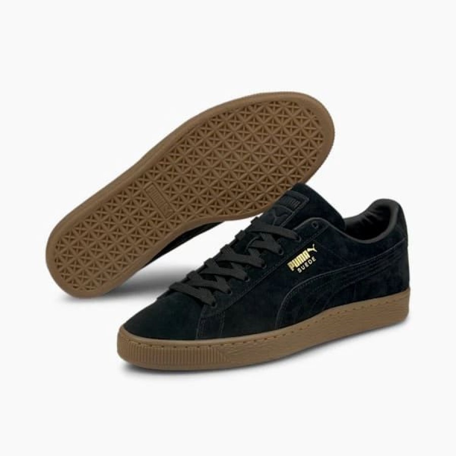 Shoes * | Suede Gum Men'S Sneakers Puma Black-Gum