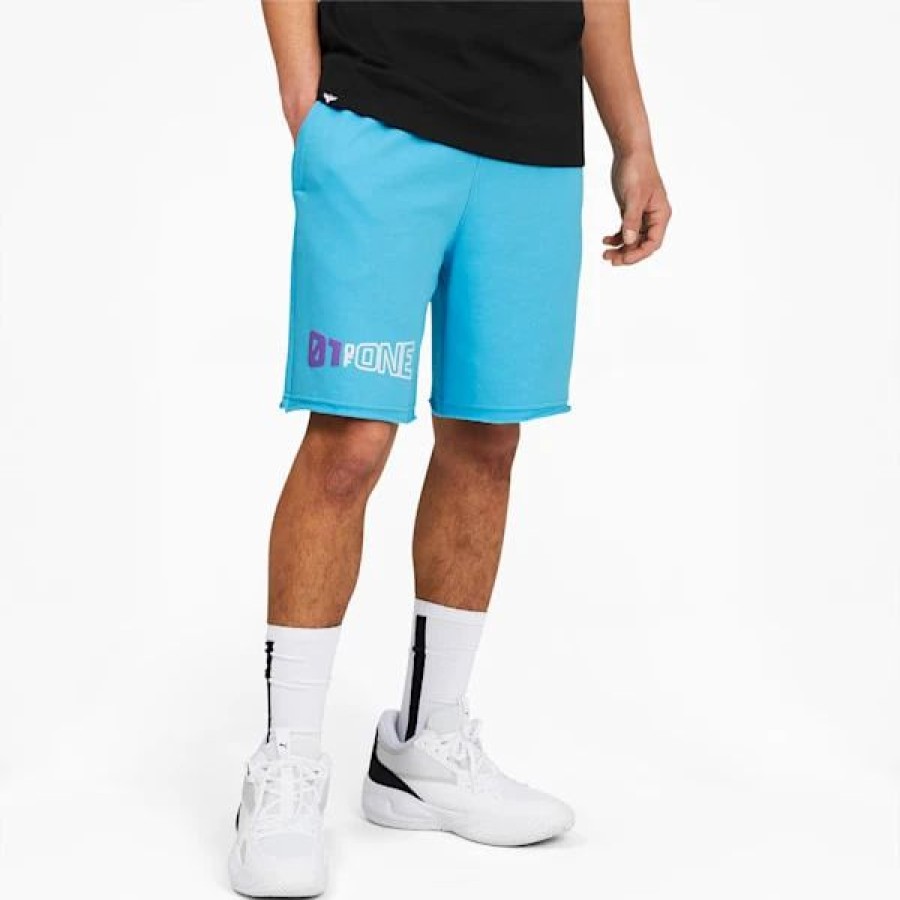 Sports * | Puma X Lamelo Ball One Of One Post-Up Shorts Blue Atoll