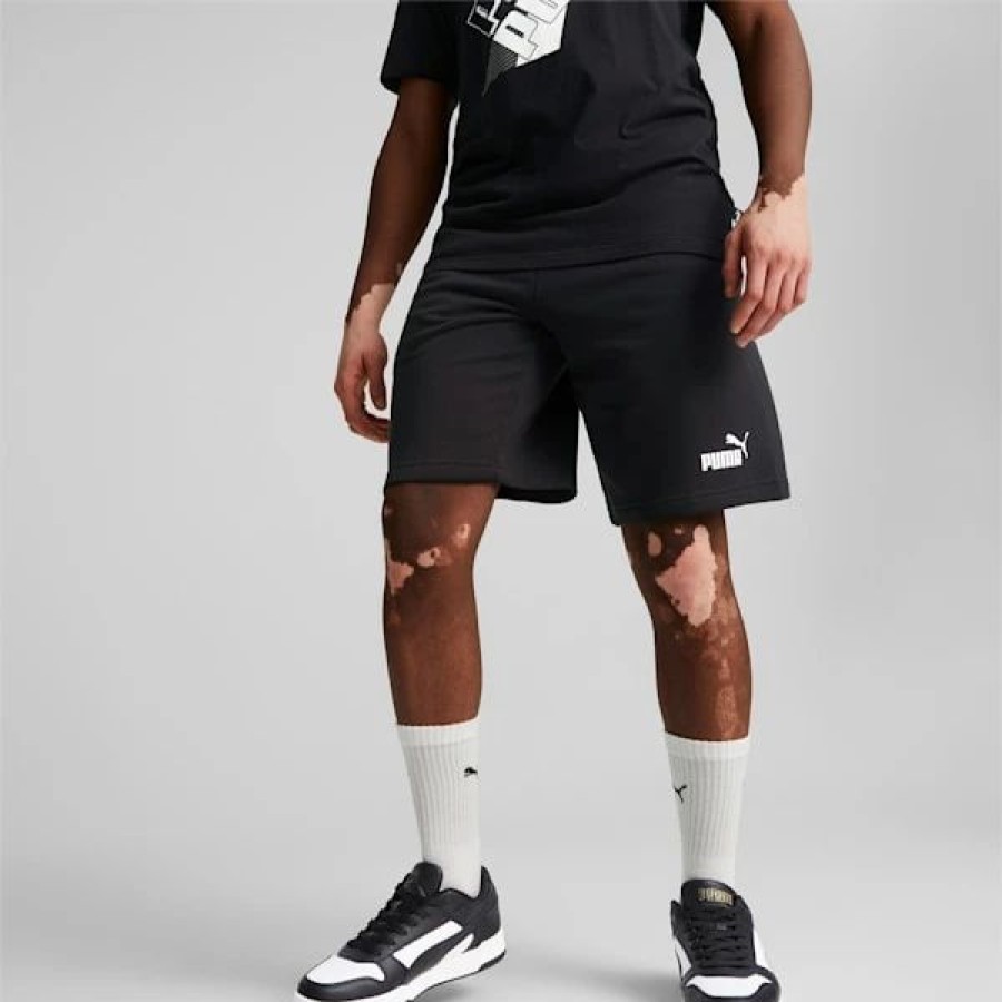 Clothing * | Power Logo 10 Men'S Shorts Puma Black