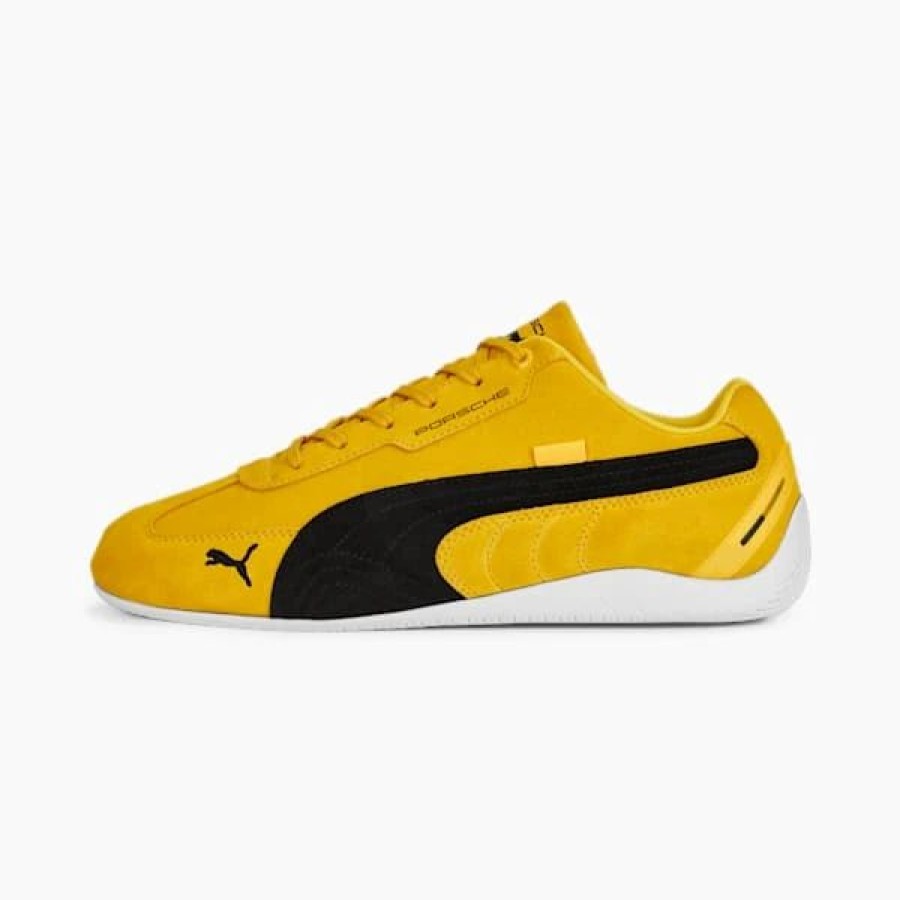 Shoes * | Porsche Legacy Speedcat Motorsport Shoes Lemon Chrome-Puma White