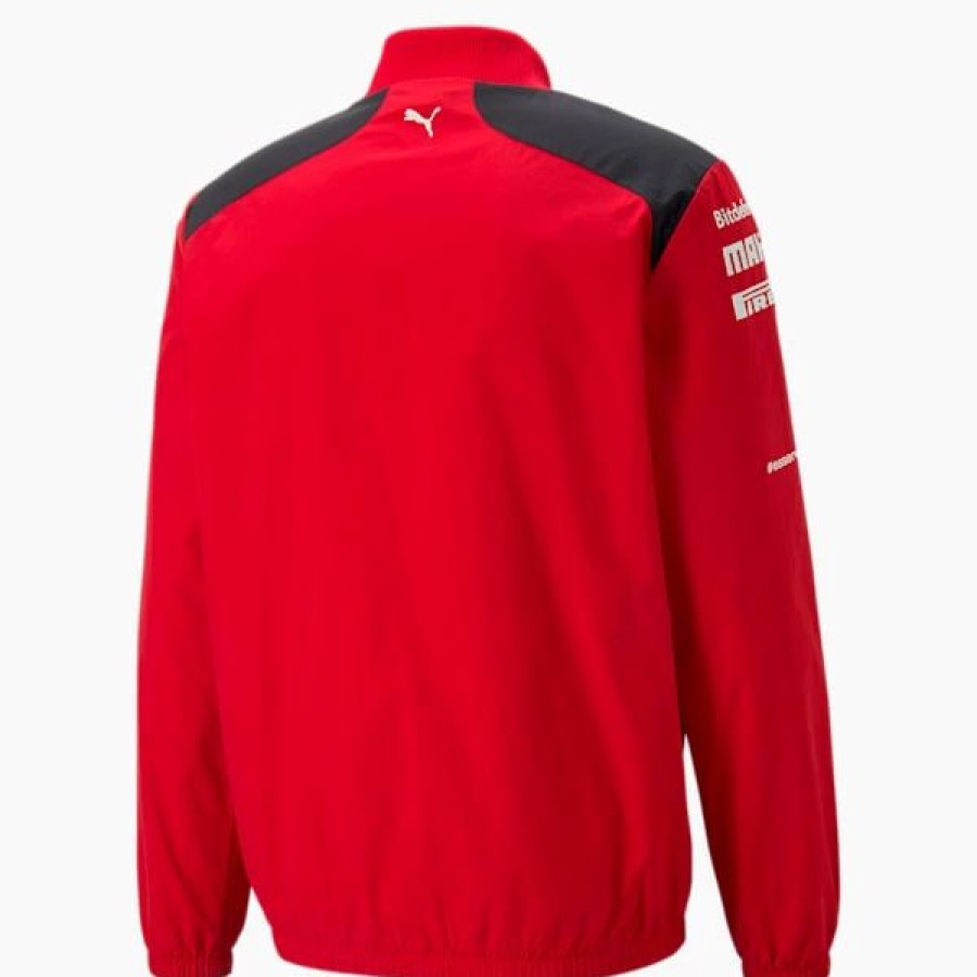 Sports * | Puma Scuderia Ferrari 2023 Team Replica Jacket Rosso Corsa