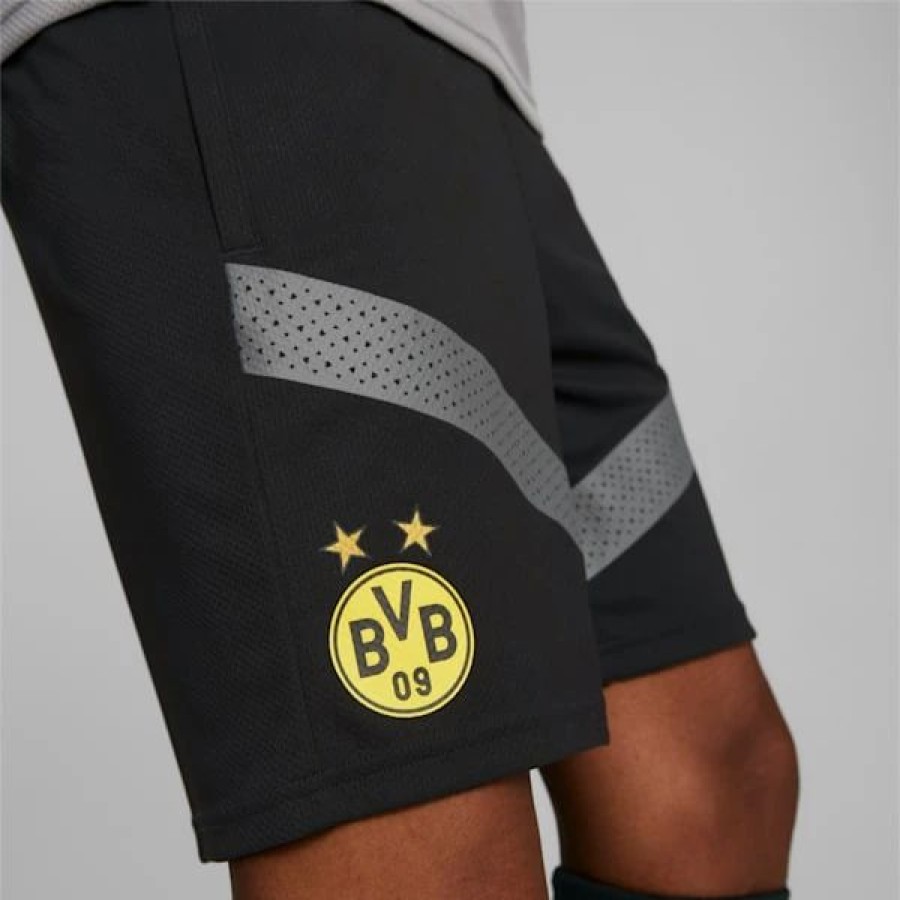 Clothing * | Borussia Dortmund Soccer Men'S Training Shorts Puma Black