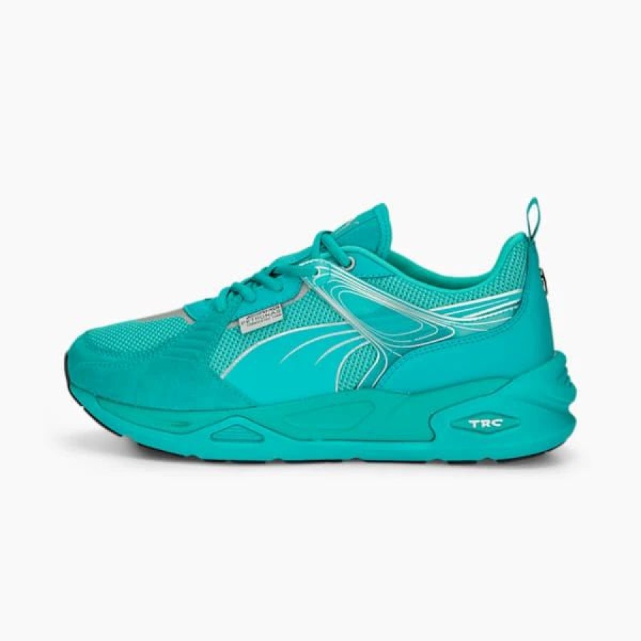 Shoes * | Mercedes-Amg Petronas F1 Trc Blaze M Motorsport Men'S Sneakers Spectra Green-Puma Silver