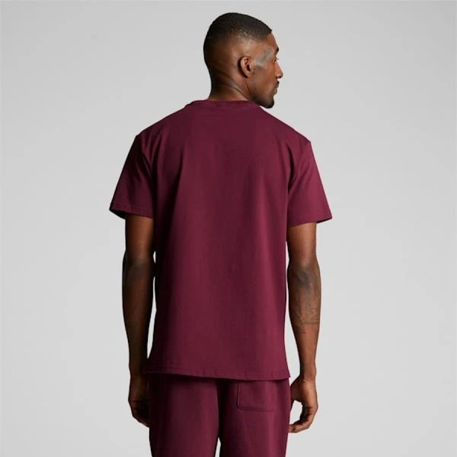 Clothing * | Puma X Tmc Everyday Hussle Graphic Tee Burgundy