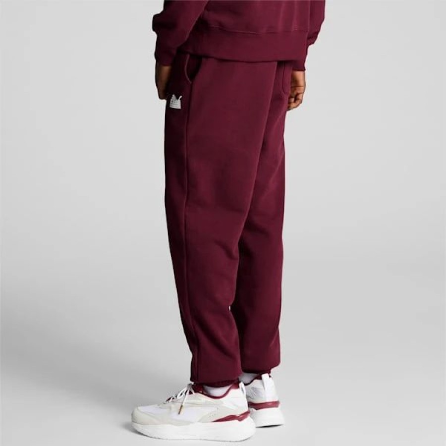 Clothing * | Puma X Tmc Everyday Hussle Sweatpants Burgundy