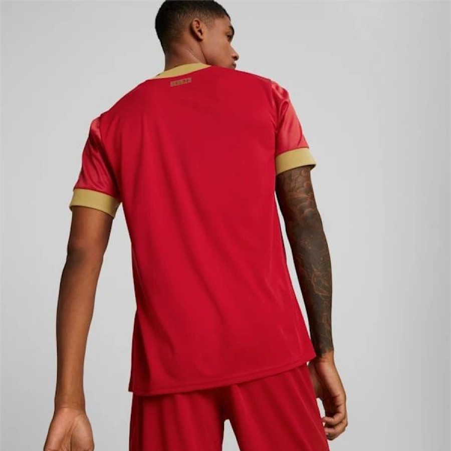 Sports * | Puma Serbia Home '22/'23 Men'S Replica Jersey Chili Pepper-Victory Gold