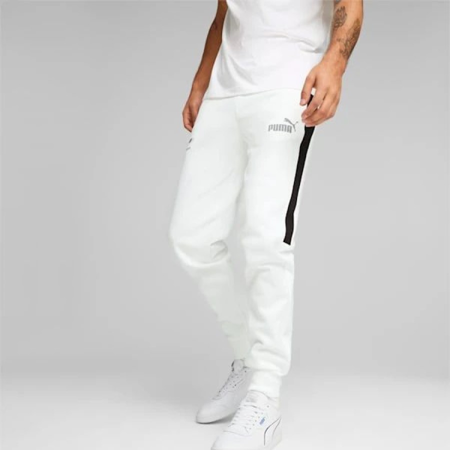 Sports * | Bmw M Motorsport Mt7 Men'S Track Pants Puma White