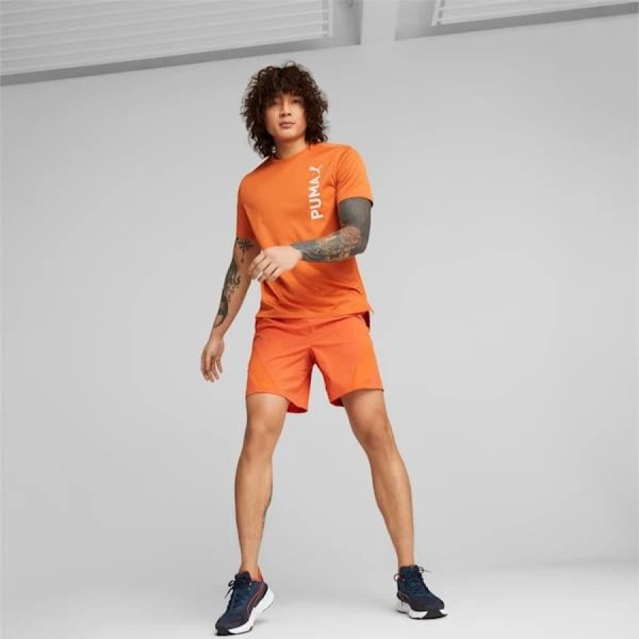 Sports * | Puma Fit Ultrabreathe Q2 Training Men'S Tee Chili Powder