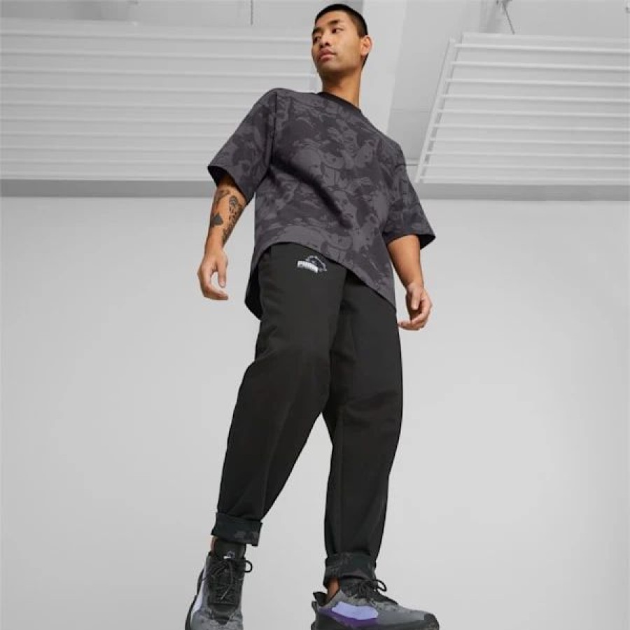 Clothing * | Puma X Final Fantasy Xiv Men'S Sweatpants Puma Black : Sold Out