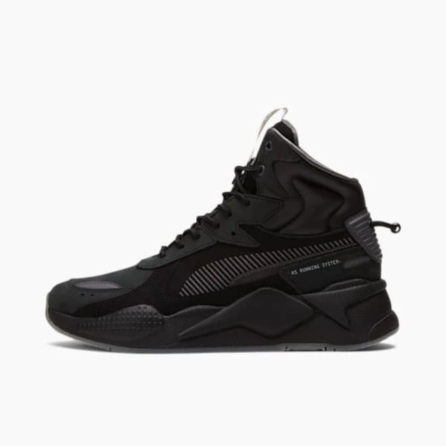 Shoes * | Rs-X Mid Men'S Sneakers Puma Black-Asphalt-Drizzle