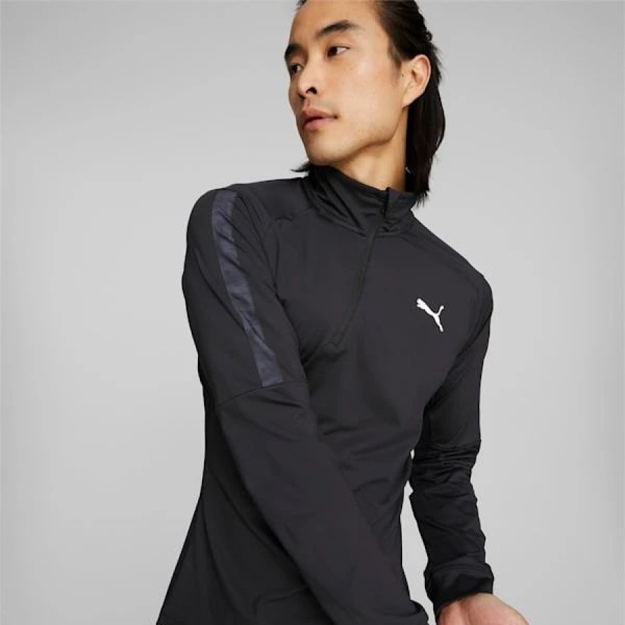 Clothing * | Train Off Season Half-Zip Men'S Training Sweatshirt Puma Black