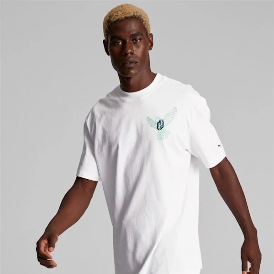 Clothing * | Neymar Jr Relaxed Men'S Tee Puma White