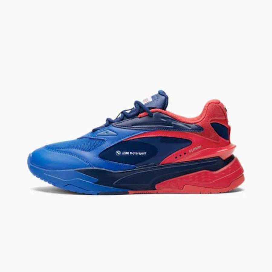 Shoes * | Puma Bmw M Motorsport Rs-Fast Sneakers Strong Blue-Estate Blue-Fiery Red