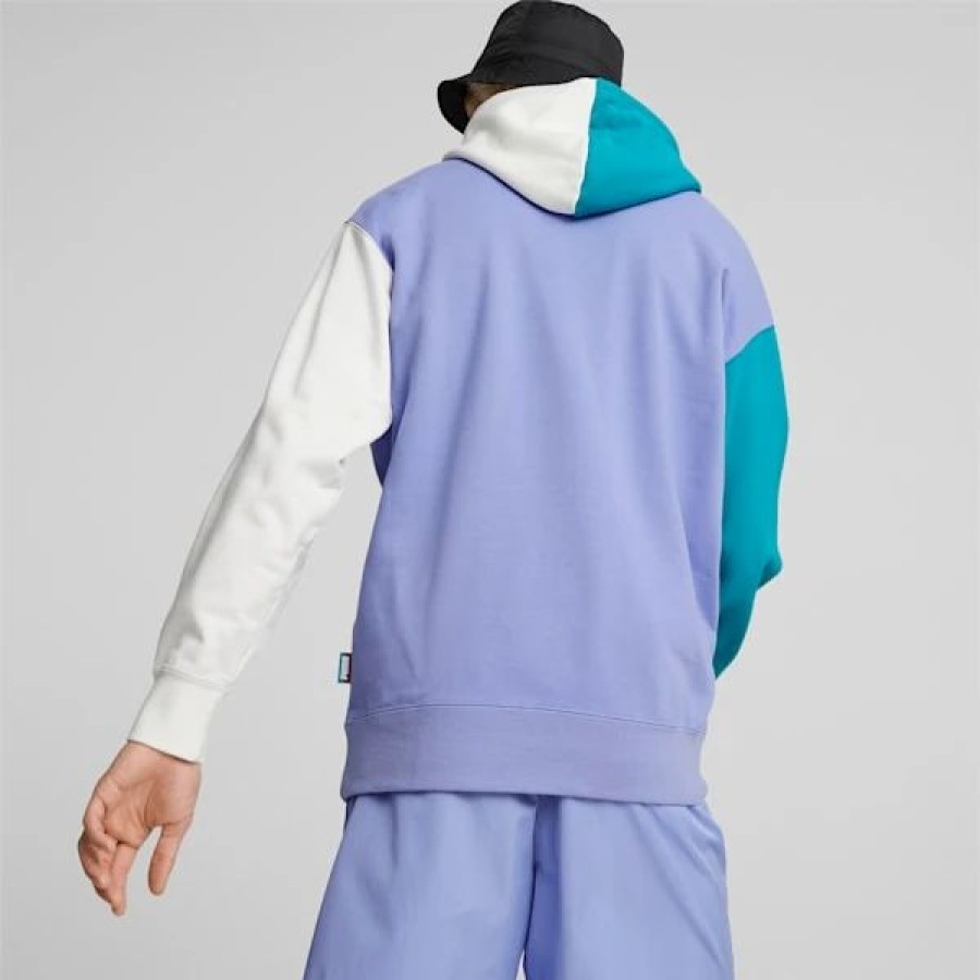 Sports * | Puma Fandom Men'S Hoodie Lavendar Pop