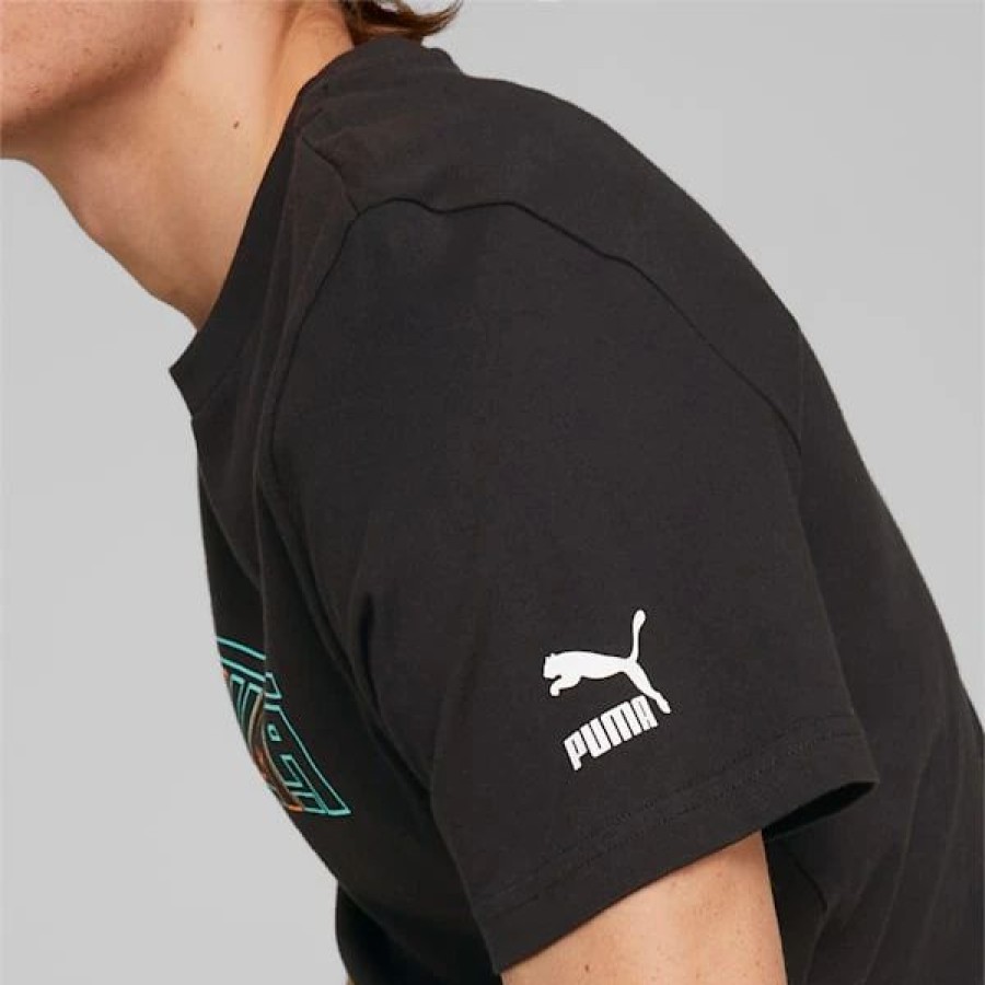 Clothing * | Sportswear By Puma Men'S Graphic Tee Puma Black