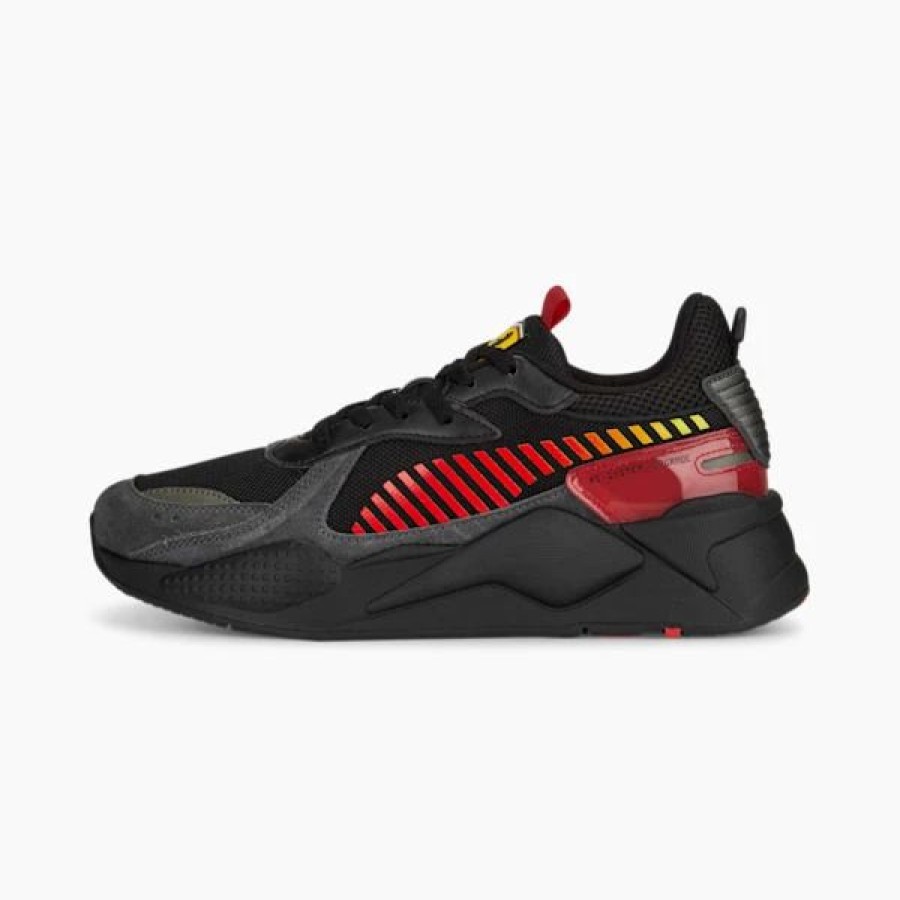 Shoes * | Scuderia Ferrari Rs-X Motorsport Sneakers Puma Black-Rosso Corsa