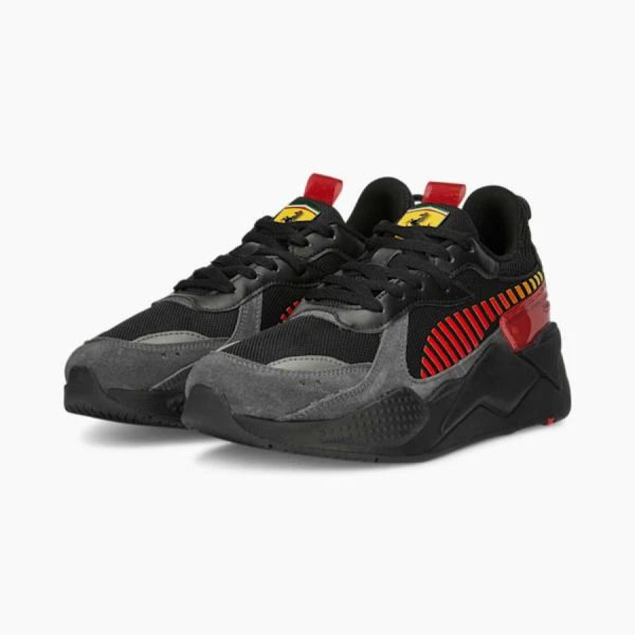 Shoes * | Scuderia Ferrari Rs-X Motorsport Sneakers Puma Black-Rosso Corsa