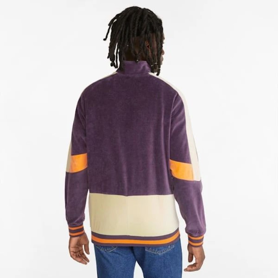 Clothing * | Puma We Are Legends Men'S Track Jacket Sweet Grape