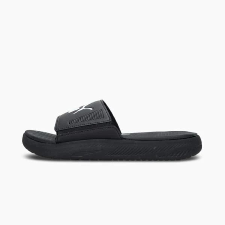 Shoes * | Softride Men'S Slides Puma Black-Puma White-Puma Black