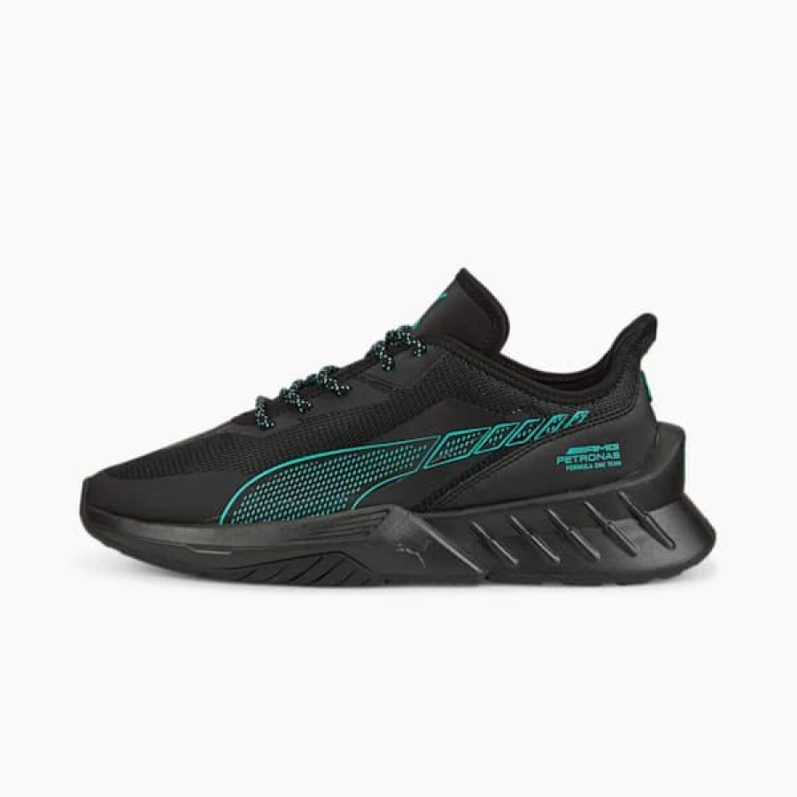 Shoes * | Mercedes-Amg Petronas Motorsport Metal Energy Maco Sl Sneakers Puma Black-Puma Black-Spectra Green