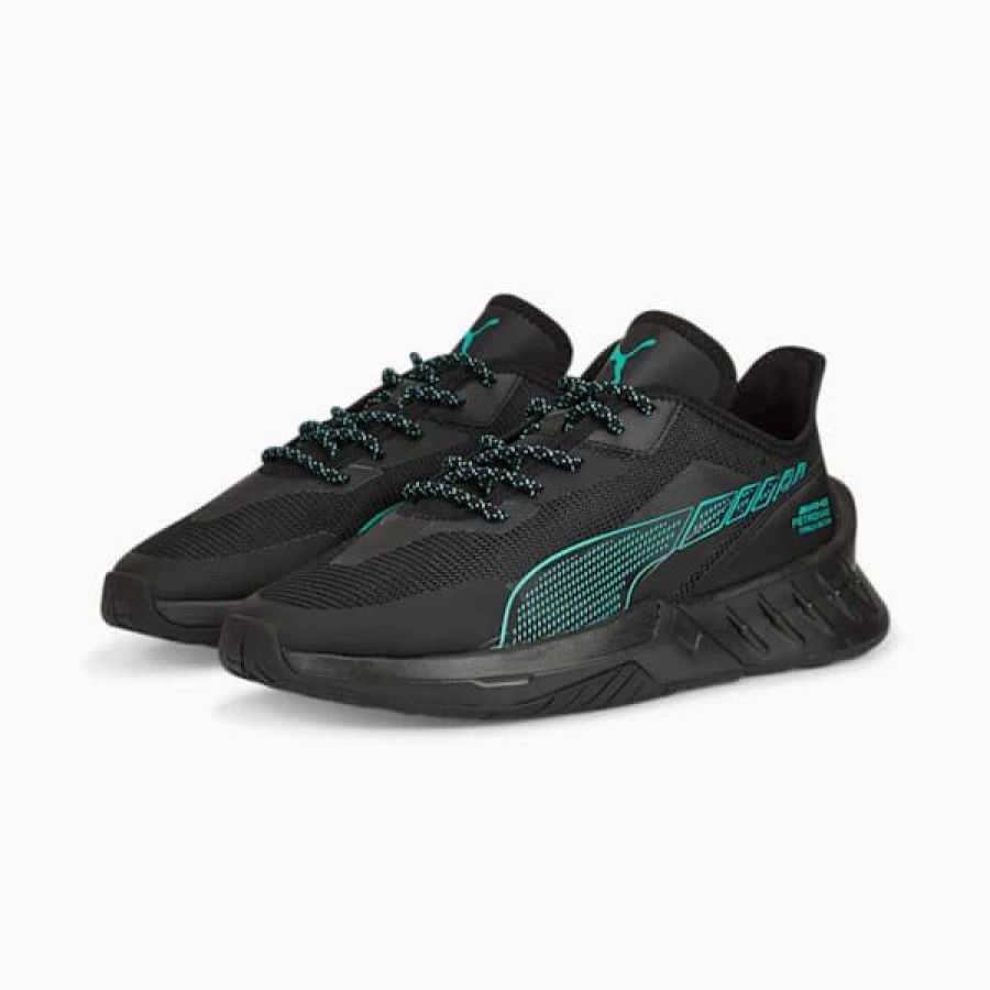 Shoes * | Mercedes-Amg Petronas Motorsport Metal Energy Maco Sl Sneakers Puma Black-Puma Black-Spectra Green