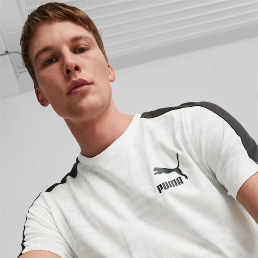 Sports * | T7 Sport Men'S Tee Puma White-Aop