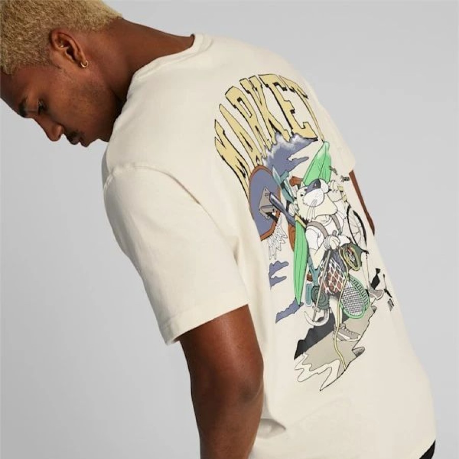 Clothing * | Puma X Market Men'S Graphic Tee Pristine