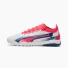 Shoes * | Ultra Match Cp Soccer Cleats Puma White-Blazing Blue-Sunblaze