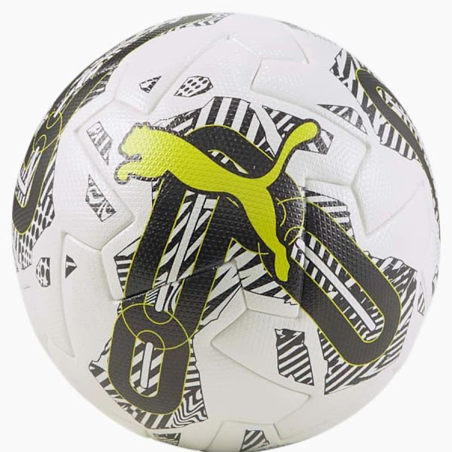 Sports * | Orbita 1 Tb Fqp Soccer Ball Puma White-Lime Squeeze-Puma Black-Teaser