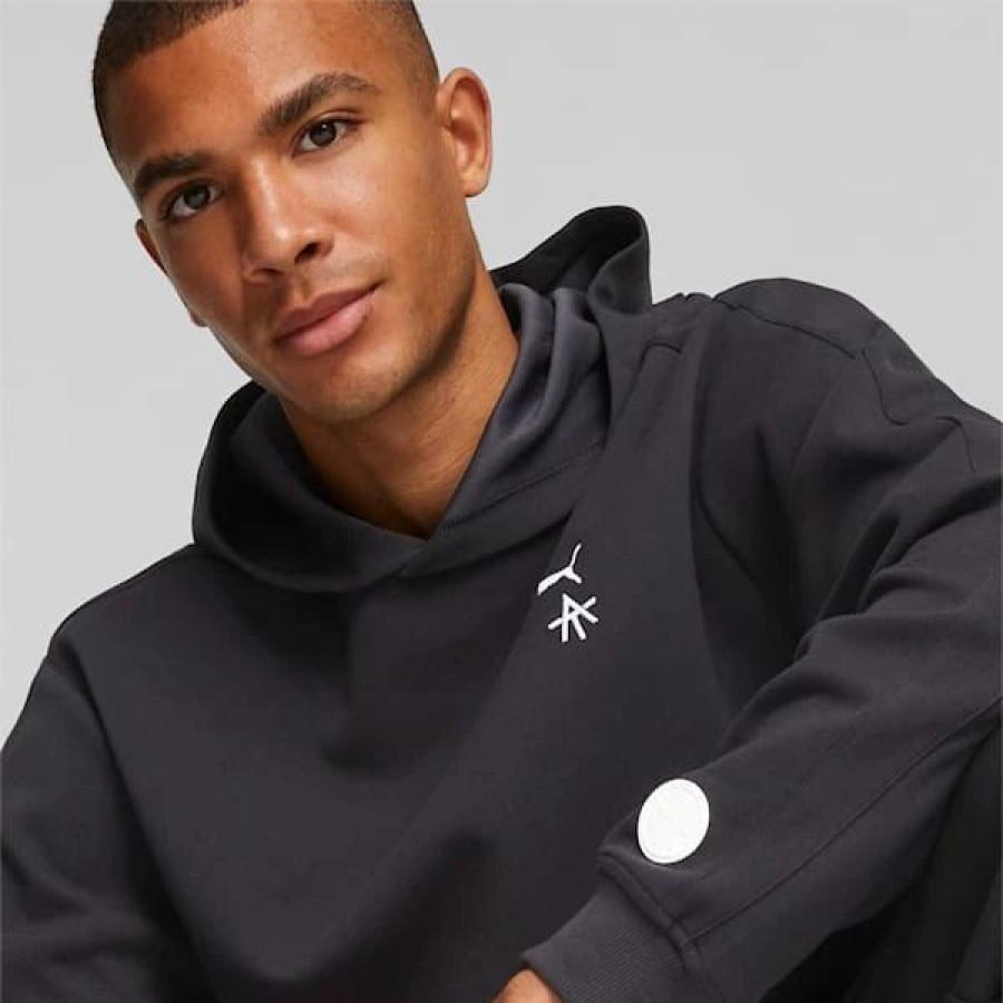 Sports * | Puma X Alex Toussaint Men'S Hoodie Puma Black : Coming Soon