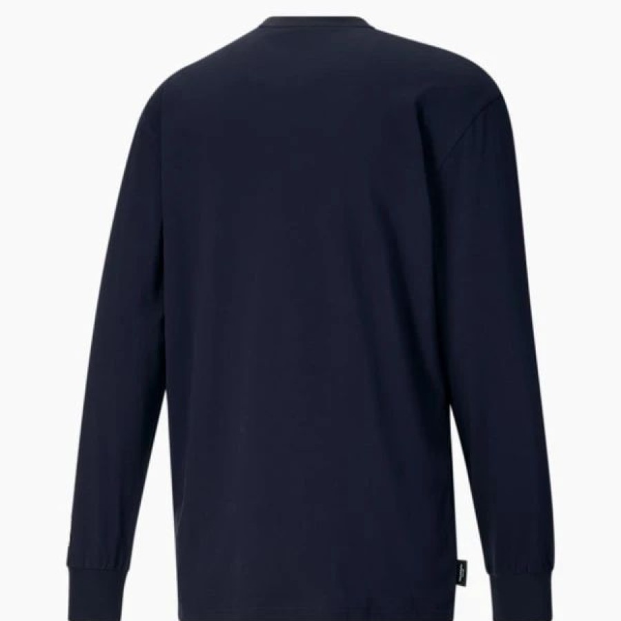 Clothing * | Puma Nyc Men'S Long Sleeve Tee Parisian Night