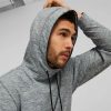 Sports * | Puma Cloudspun Men'S Training Hoodie Medium Gray Heather