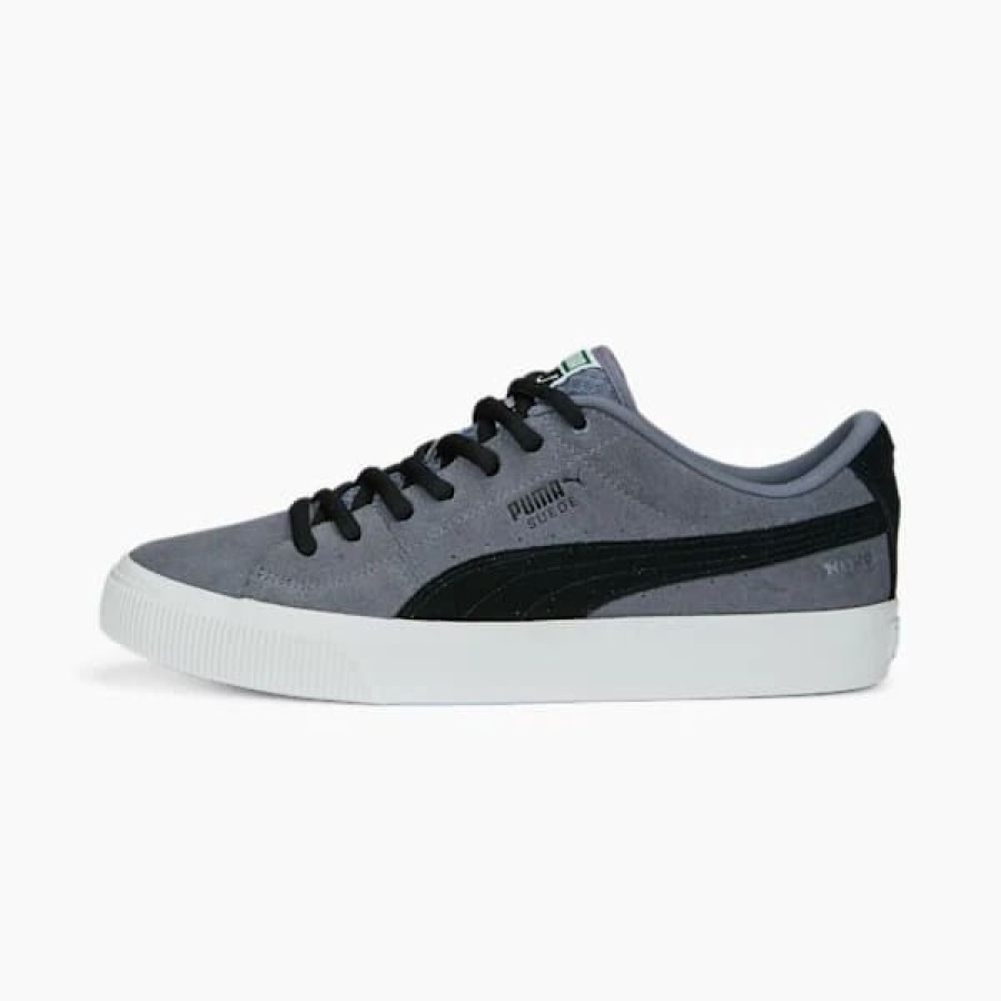 Shoes * | Suede Skate Nitro Sneakers Gray Tile-Puma Black-Puma White