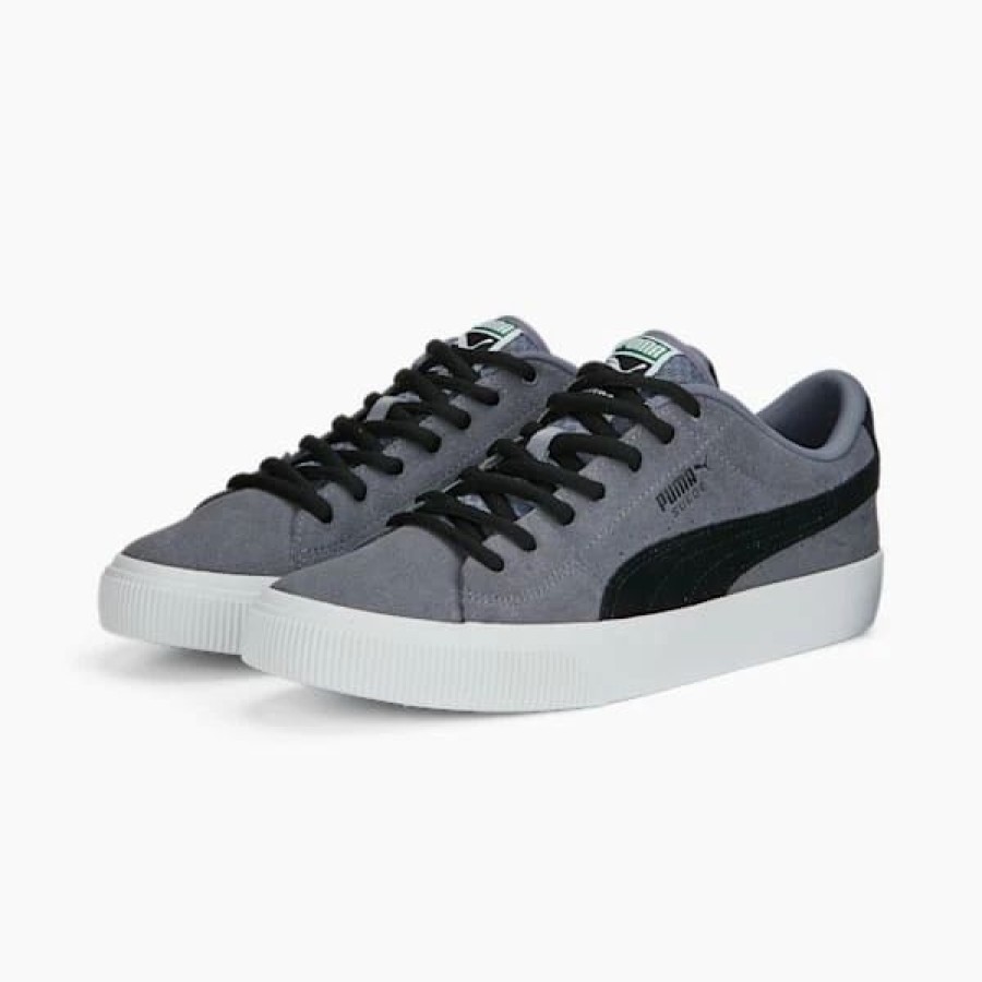 Shoes * | Suede Skate Nitro Sneakers Gray Tile-Puma Black-Puma White