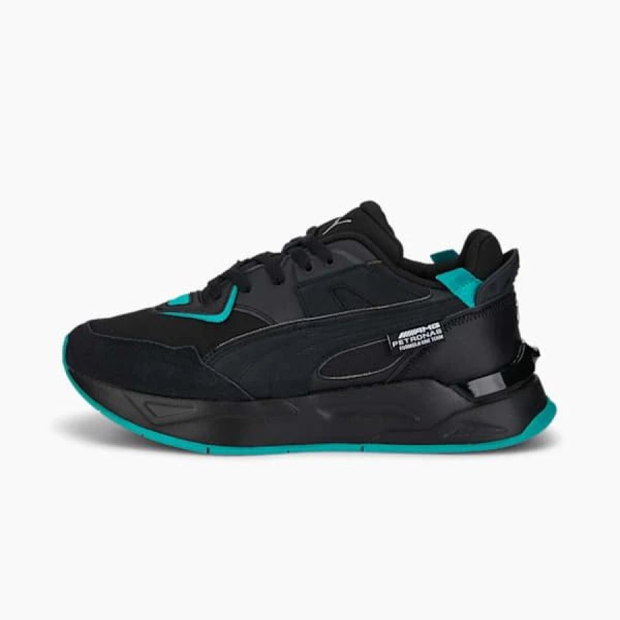 Shoes * | Mercedes-Amg Petronas Motorsport F1 Mirage Sport Tech Motorsport Shoes Puma Black-Spectra Green