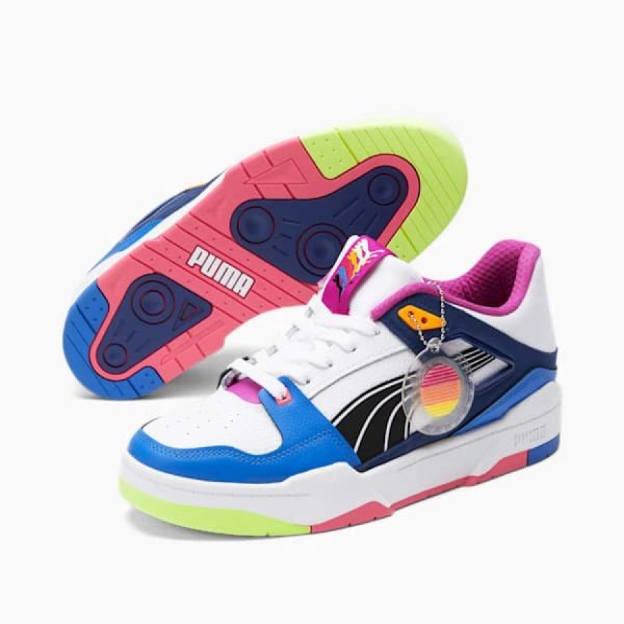 Shoes * | Slipstream Sunset Sneakers Puma White-Puma Black-Bluemazing