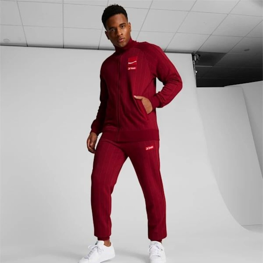 Clothing * | Puma X Coca-Cola Men'S T7 Track Jacket Intense Red