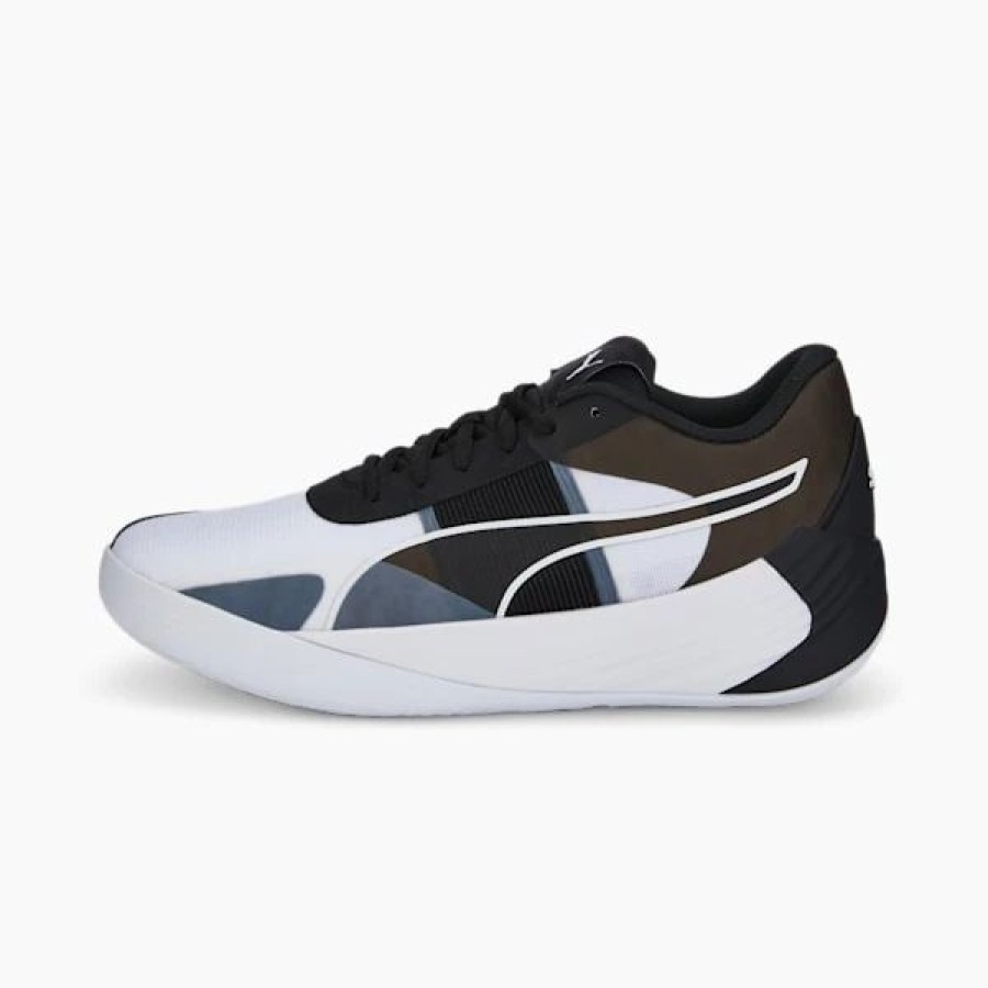 Shoes * | Fusion Nitro Team Basketball Shoes Puma White-Puma Black