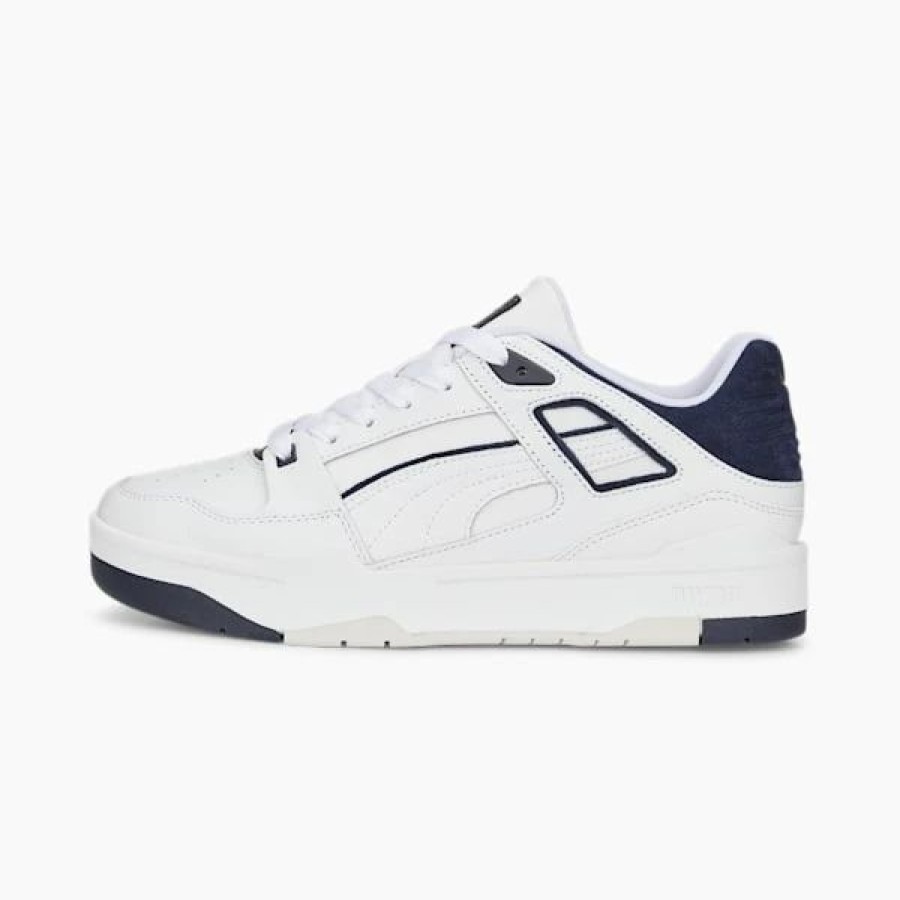 Shoes * | Slipstream Men'S Sneakers Puma White-Peacoat-Nimbus Cloud : Sold Out