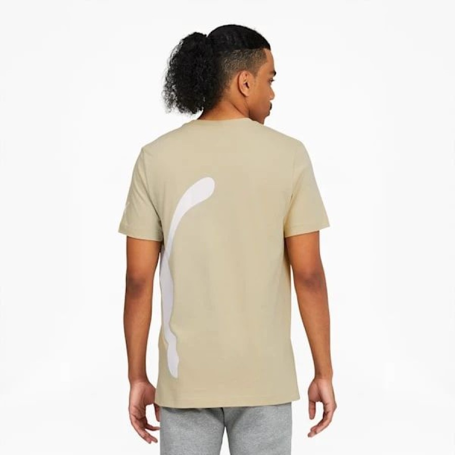 Clothing * | Puma Oversized Logo Men'S Tee Putty