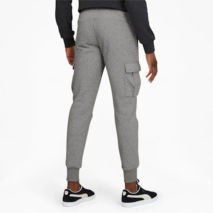 Clothing * | Puma Essentials Men'S Pocket Pants Medium Gray Heather