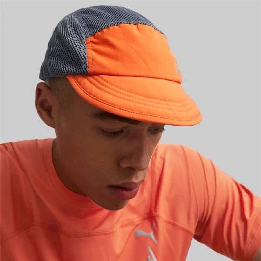 Sports * | Puma Seasons Mesh Cap Chili Powder-Gray Tile