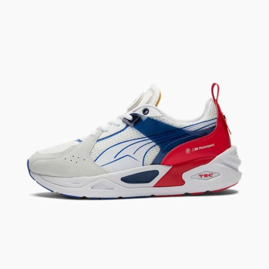 Shoes * | Bmw M Motorsport Trc Blaze Assembly Motorsport Sneakers Puma White-Strong Blue