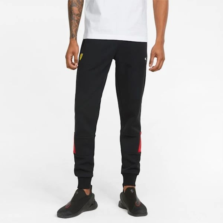 Sports * | Scuderia Ferrari Race Men'S Sweatpants Puma Black