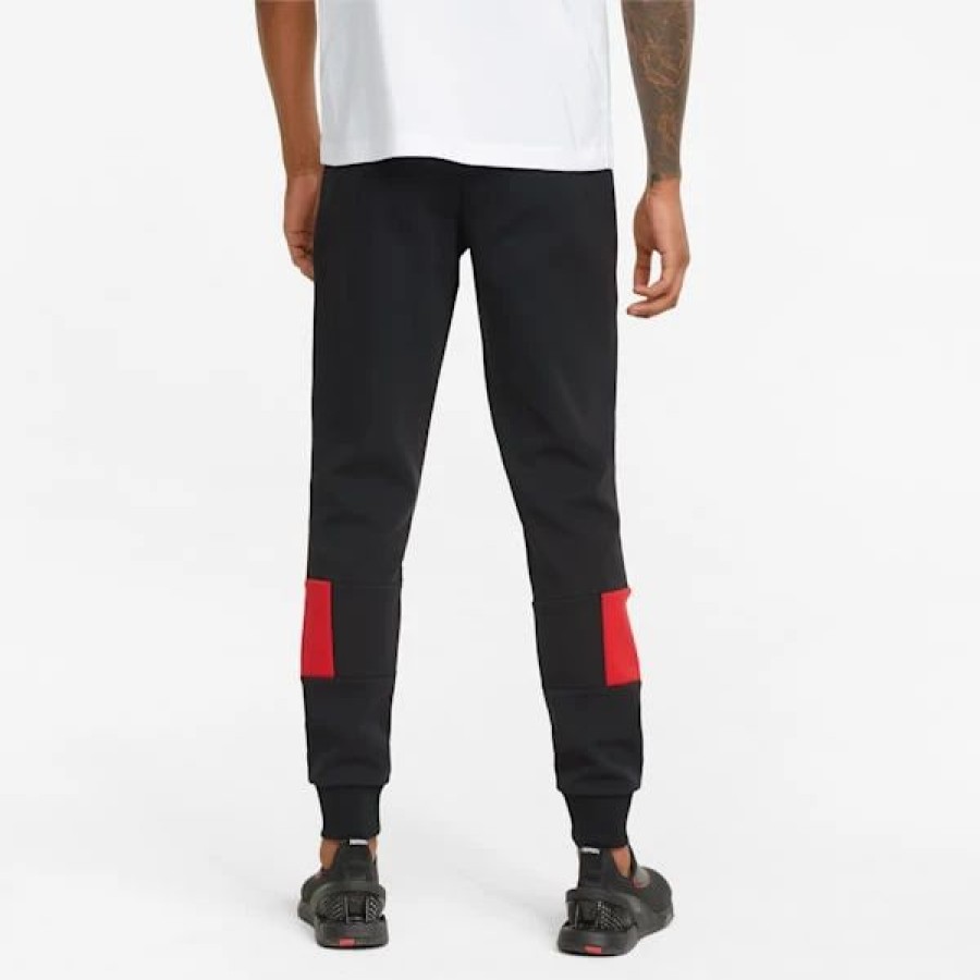 Sports * | Scuderia Ferrari Race Men'S Sweatpants Puma Black