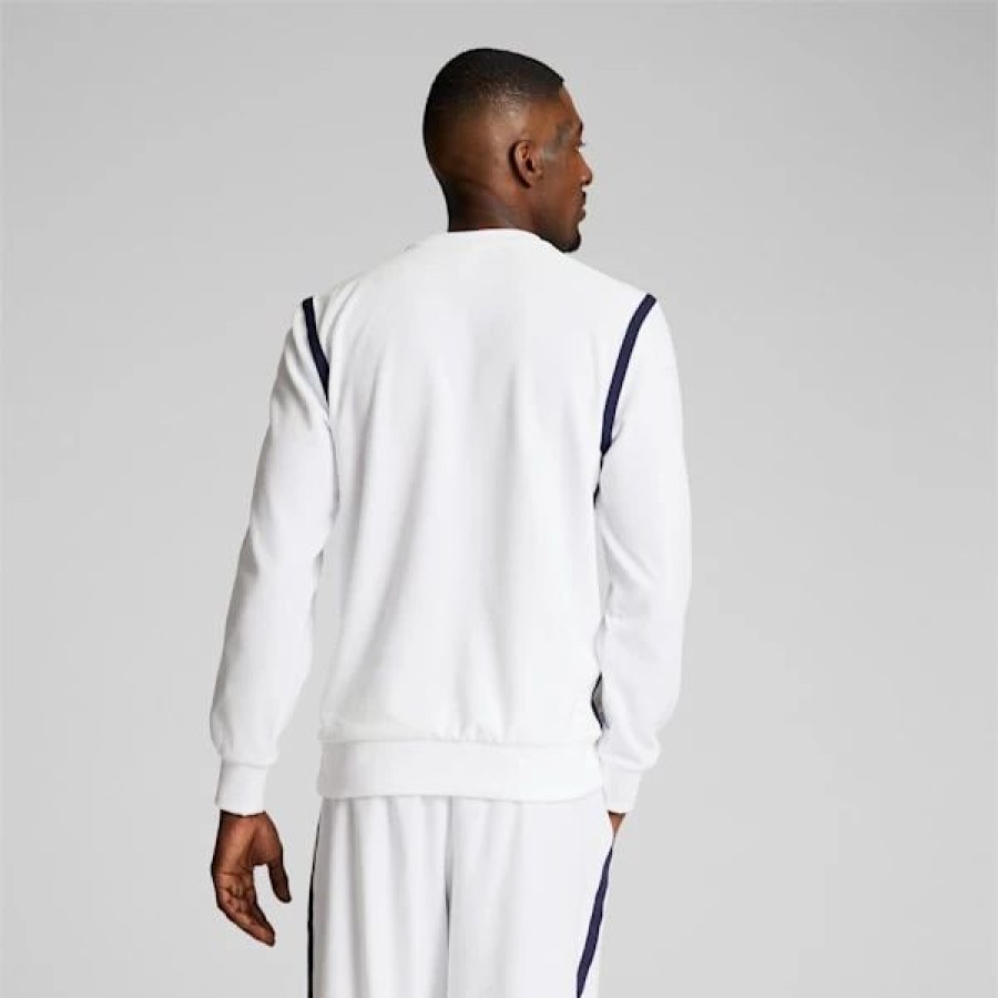 Sports * | Puma X Tmc Ll Crew Neck Men'S Sweatshirt Puma White