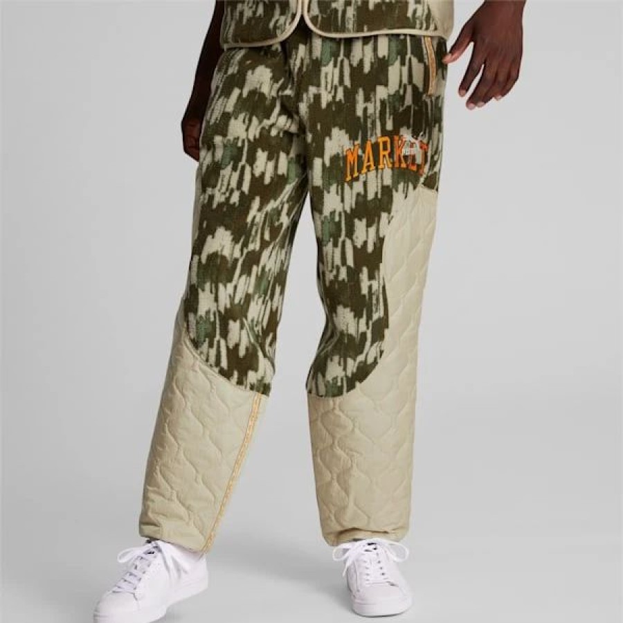 Clothing * | Puma X Market Men'S Printed Pants Putty